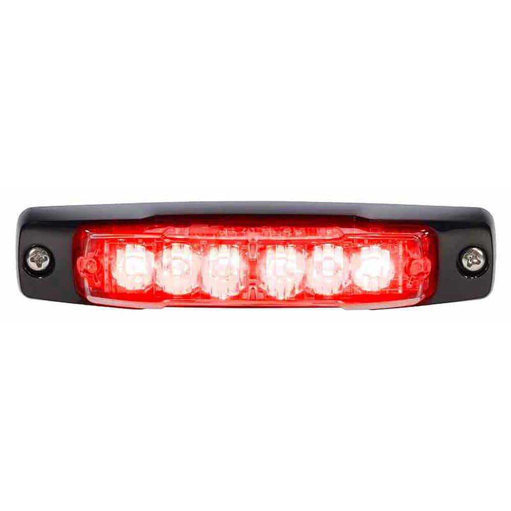 Emergency Light Assemblies; Type: Led Warning Light; Flash Rate: Variable; Flash Rate (FPM): 27; Mount: Surface; Color: Red; Power Source: 12 Volt DC