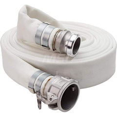 Water & Discharge Hose; Inside Diameter (Inch): 2; Inside Diameter (Decimal Inch): 2.0000; Outside Diameter (Inch): 2-3/8; Outside Diameter (Decimal Inch): 2.3800; Color: White; Working Pressure (psi): 112.000; Length (Feet): 50