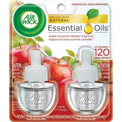 0.67OZ APPLE ORG 2/PK SCENTED OIL REFILL Scented Oil