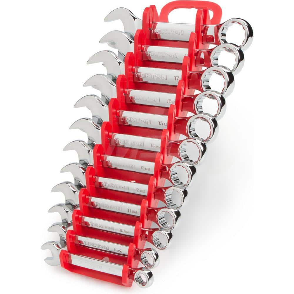 Wrench Set: 12 Pc, Metric Chrome-Plated