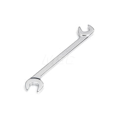 Open End Wrench: Angled & Open End Head, 13 mm Chrome Moly Finish