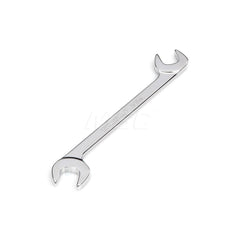 Open End Wrench: Angled & Open End Head, 9/16″ Chrome Moly Finish