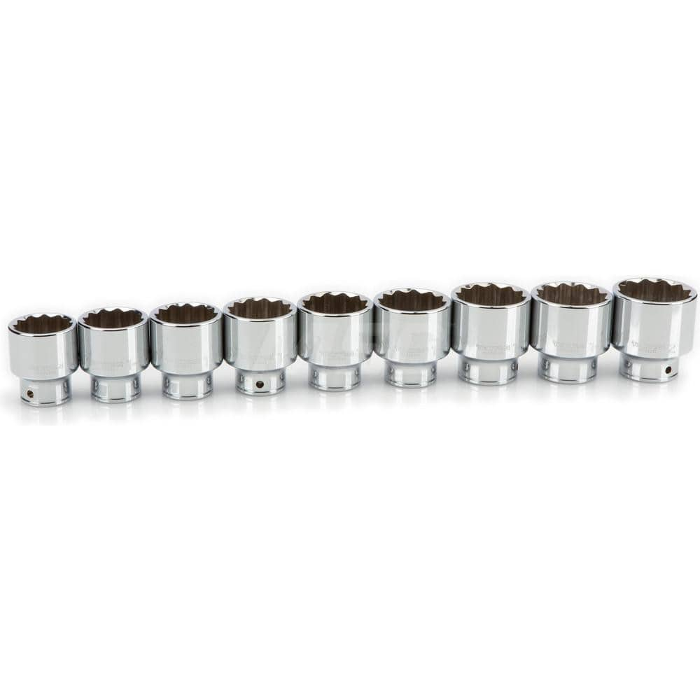 Socket Set: 3/4″ Drive 1-1/2 to 2″ Socket, 12 Point