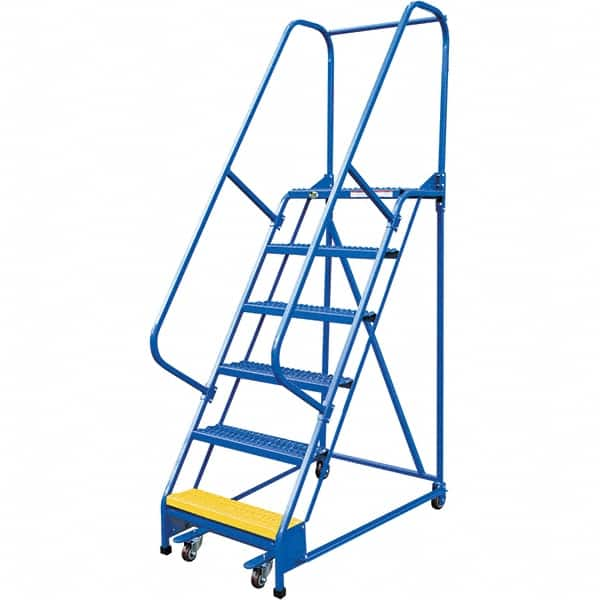 Vestil - 90" High 350 Lb Capacity 6 Step Ladder - Caliber Tooling