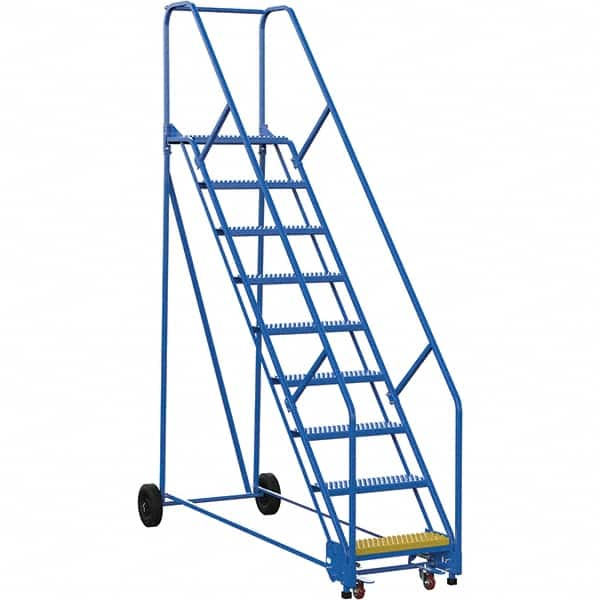 Vestil - 120" High 350 Lb Capacity 9 Step Ladder - Caliber Tooling