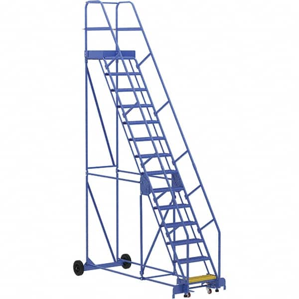 Vestil - 176" High 350 Lb Capacity 14 Step Ladder - Caliber Tooling