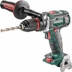 Metabo - 18 Volt 1/2" Chuck Pistol Grip Handle Cordless Drill - 500/1850 RPM, Keyless Chuck, Reversible, Lithium-Ion Batteries Not Included - Caliber Tooling