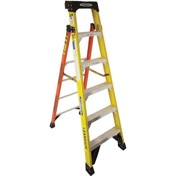 Werner - Step Ladders Type: Step Ladder Height (Feet): 6 - Caliber Tooling