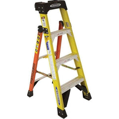 Werner - Step Ladders Type: Step Ladder Height (Feet): 4 - Caliber Tooling