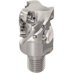 Seco - 40mm Cut Diam, 33mm Max Depth of Cut, 20mm Shank Diam, 50mm OAL, Indexable Square Shoulder Slot Milling End Mill - XO.X12.. Inserts, M20 Modular Connection, 90° Lead Angle, Through Coolant, Series 217.69-12-Helical - Caliber Tooling