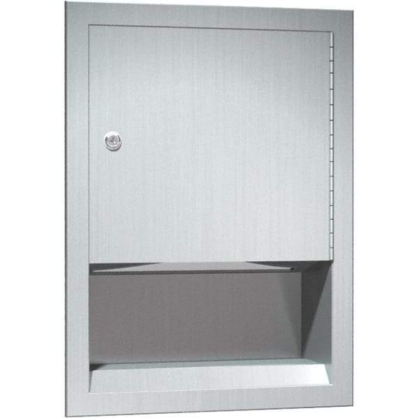 ASI-American Specialties, Inc. - Manual, Stainless Steel Paper Towel Dispenser - 350 C-Fold or 475 Multi-Fold, Silver - Caliber Tooling