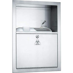 ASI-American Specialties, Inc. - Sharps Container Cabinets : Surface Mounted Color: Silver - Caliber Tooling