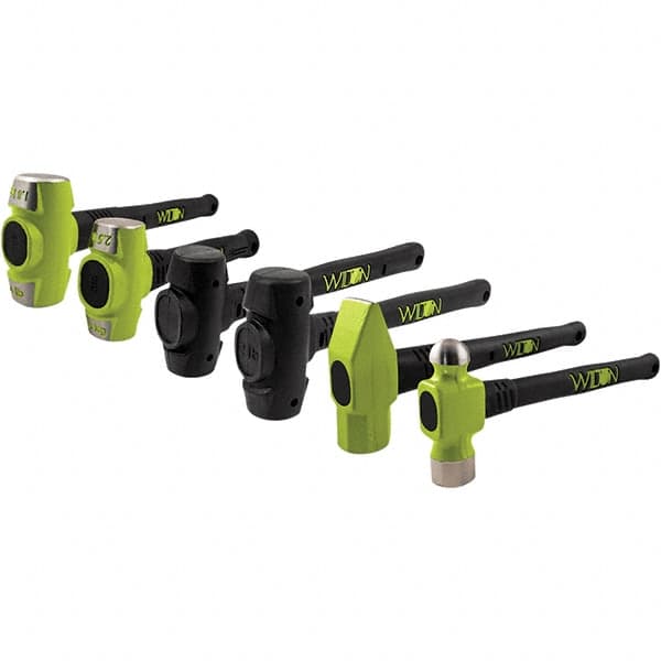 Wilton - Hammer & Mallet Sets Type: Master Hammer Set Number of Pieces: 6 - Caliber Tooling