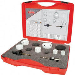 Rothenberger - Hole Saw Kits Minimum Saw Diameter (Inch): 3/4 Maximum Saw Diameter (Inch): 2-1/2 - Caliber Tooling