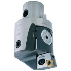 Techniks - Size A200, 6.299" Min Diam, Right Hand Modular Boring Cutting Unit Head - Caliber Tooling