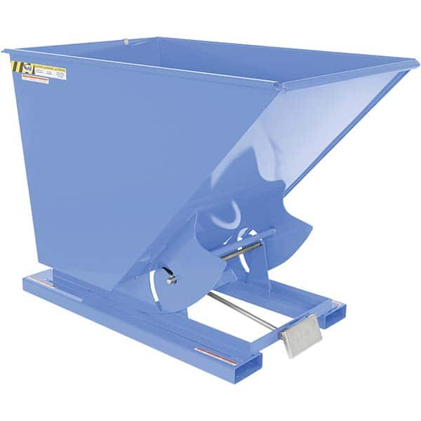 Vestil - Hoppers & Basket Trucks Additional Information: Complies w/OSHA General Industry Rule 29 CFR 1910.178(m)(5)(iii) - allows operator to remain at controls of truck throughout the dumping process - Caliber Tooling