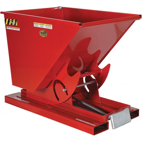 Vestil - Hoppers & Basket Trucks Additional Information: Complies w/OSHA General Industry Rule 29 CFR 1910.178(m)(5)(iii) - allows operator to remain at controls of truck throughout the dumping process - Caliber Tooling