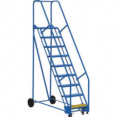 Vestil - 120" High 350 Lb Capacity 9 Step Ladder - Caliber Tooling