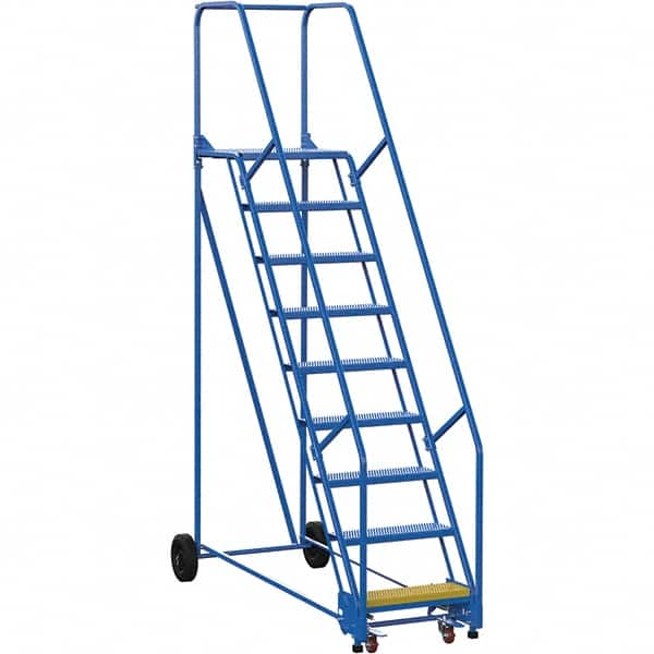 Vestil - 120" High 350 Lb Capacity 9 Step Ladder - Caliber Tooling