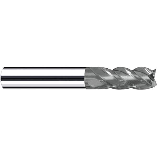 Fraisa - 1" Diam 4 Flute Solid Carbide 0.09" Corner Radius End Mill - Caliber Tooling