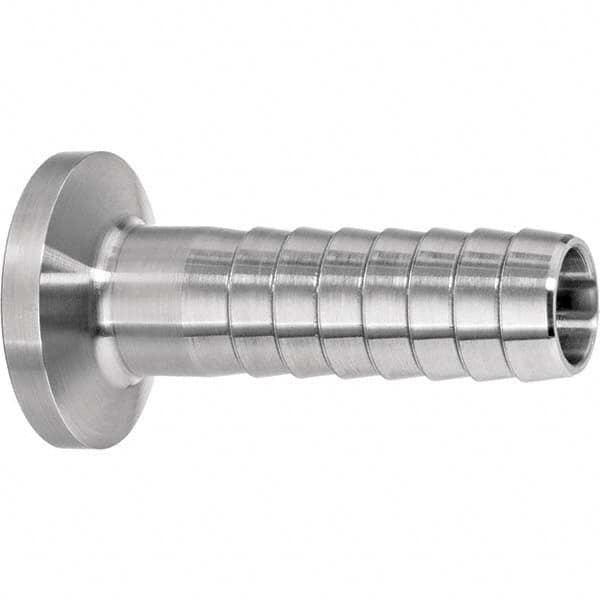 Value Collection - Sanitary Stainless Steel Pipe Fittings Type: Barbed Hose Adapter Style: Quick-Clamp - Caliber Tooling