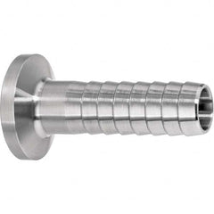 Value Collection - Sanitary Stainless Steel Pipe Fittings Type: Barbed Hose Adapter Style: Quick-Clamp - Caliber Tooling