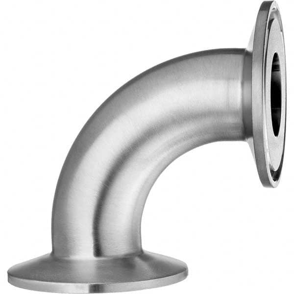 Value Collection - Sanitary Stainless Steel Pipe Fittings Type: 90 Elbow Style: Quick-Clamp - Caliber Tooling