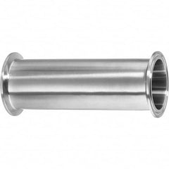 Value Collection - Sanitary Stainless Steel Pipe Fittings Type: Straight Connector Style: Quick-Clamp - Caliber Tooling