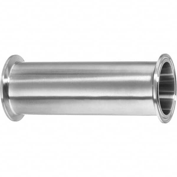 Value Collection - Sanitary Stainless Steel Pipe Fittings Type: Straight Connector Style: Quick-Clamp - Caliber Tooling