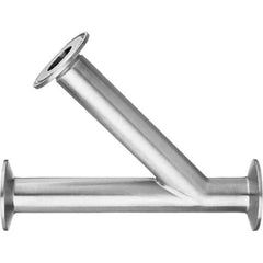 Value Collection - Sanitary Stainless Steel Pipe Fittings Type: 45 Elbow Style: Quick-Clamp - Caliber Tooling