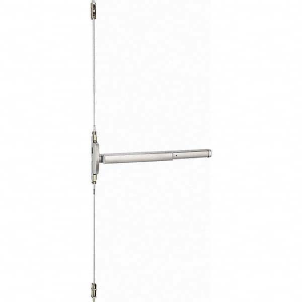 Vertical Bars; Hand: Right Hand Reverse; Finish/Coating: Satin Stainless Steel; Minimum Door Width: 3; Maximum Door Width: 3.000; Grade: 1; Special Item Information: Narrow Stile