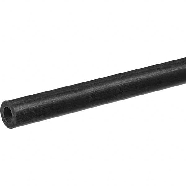 USA Sealing - 1/4" ID x 3/8" OD, 48" Long, Black Carbon Fiber (Unidirectional) Round Tube - Caliber Tooling