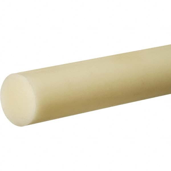 USA Sealing - 3' x 2" Off-White Nylon 6/6 Rod - Caliber Tooling