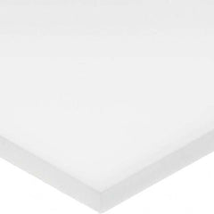 Plastic Bar: Acetal, 3/4″ Thick, White