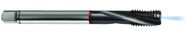 M14x2.0 6HX 3-Flute PM Cobalt Red Ring Semi-Bottoming 15 degree Spiral Flute Tap-TiCN - Caliber Tooling