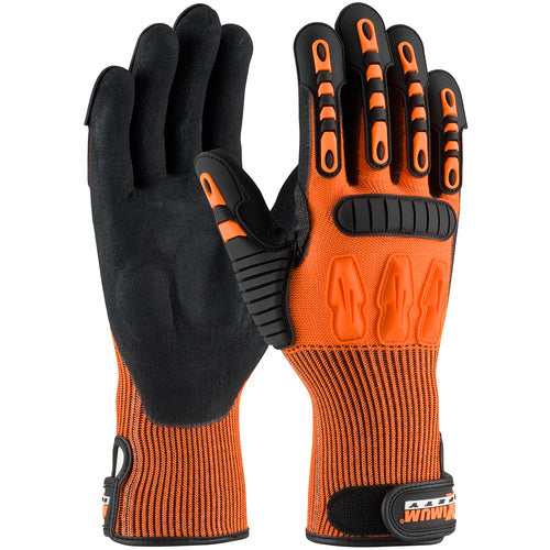 ‎120-5150/XL Oil /Gas Gloves - Maximum Safety TuffMax5 - Nitrile Coated Palm - TPR Reinforcements - EN5 - Exact Industrial Supply