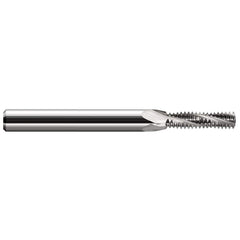 Harvey Tool - 10-32 Internal 32 TPI 3/16" Shank 3-Flute Solid Carbide Helical Flute Thread Mill - Exact Industrial Supply