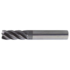 ProMax - 1" Diam, 3-1/4" LOC, 1" Shank Diam, 6" OAL, 5 Flute, Solid Carbide, Single End Square End Mill - Exact Industrial Supply