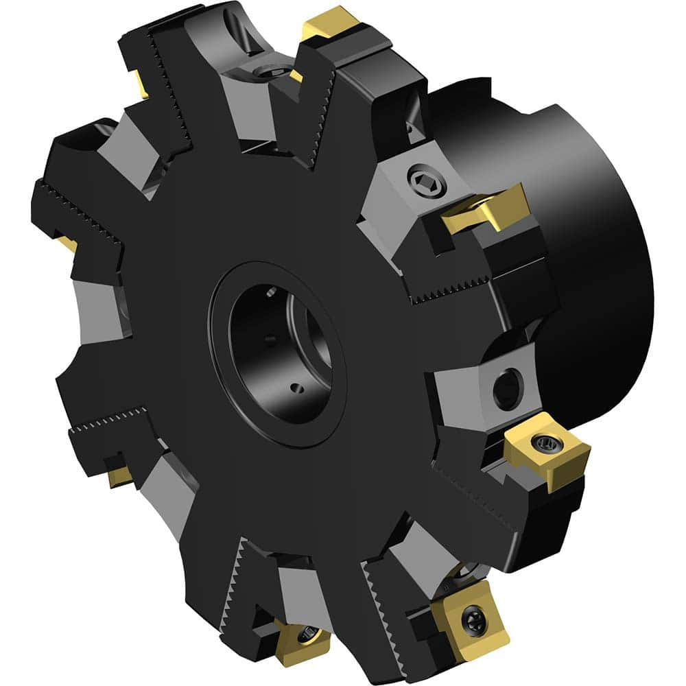 Sandvik Coromant - Indexable Slotting Cutters; Connection Type: Arbor Hole ; Maximum Depth of Cut (mm): 7.60 ; Cutter Diameter (mm): 100.00 ; Hole Diameter (mm): 27.0000 ; Number of Teeth: 8 ; Toolholder Style: R331.52 - Exact Industrial Supply