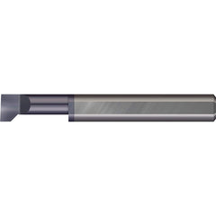 Micro 100 - Thread Relief Tools; Material: Solid Carbide ; Cutting Diameter (Inch): 3/8 ; Flat Width (Inch): 1/8 ; Flat Width (Decimal Inch): 0.1250 ; Cutting Depth (Inch): 3/4 ; Projection (Decimal Inch): 0.1000 - Exact Industrial Supply