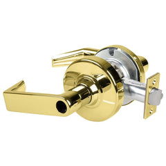 Lever Locksets; Door Thickness: 1 3/8 - 1 3/4; Key Type: Conventional; Back Set: 2-3/4; For Use With: Commerical installation; Finish/Coating: Bright Brass; Material: Brass; Material: Brass; Door Thickness: 1 3/8 - 1 3/4; Lockset Grade: Grade 2; Cylinder