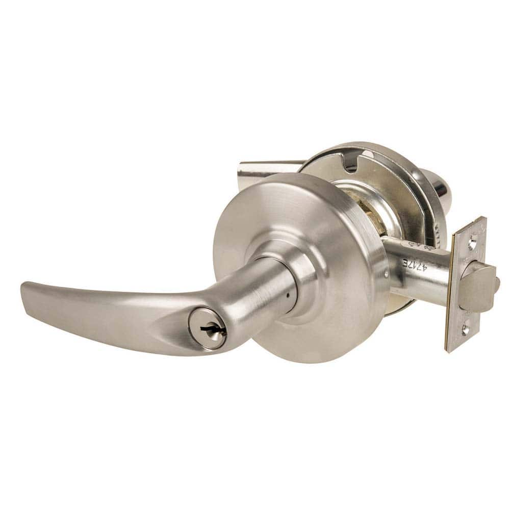 Lever Locksets; Door Thickness: 1 3/8 - 1 3/4; Key Type: Keyed Alike; Back Set: 2-3/4; For Use With: Commerical installation; Finish/Coating: Satin Nickel; Material: Brass; Material: Brass; Door Thickness: 1 3/8 - 1 3/4; Lockset Grade: Grade 2; Cylinder T