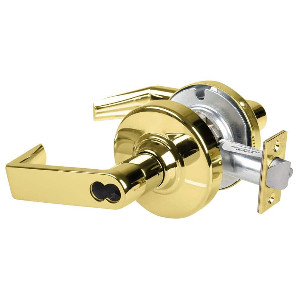 Schlage - Lever Locksets; Door Thickness: 1 3/8 - Exact Industrial Supply