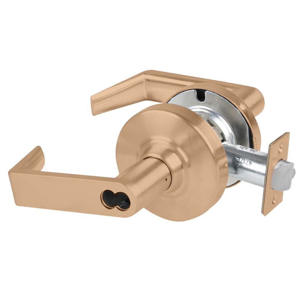 Schlage - Lever Locksets; Door Thickness: 1 3/8 - Exact Industrial Supply