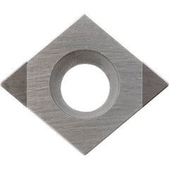 CCMW09T308S01035MET CBN Turning Insert Megacoat Finish, Neutral, 3/8″ Inscribed Circle, 0.0315″ Corner Radius, 5/32″ Thick, 80° Diamond, Series KBN