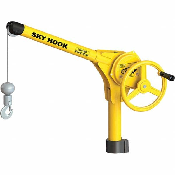 Sky Hook - 500 Lb Steel Lifting Hook Crane - Caliber Tooling