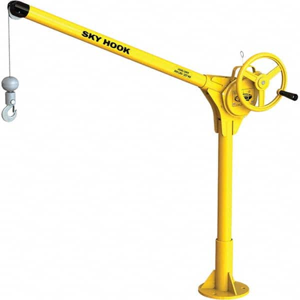 Sky Hook - 500 Lb Steel Lifting Hook Crane - Caliber Tooling