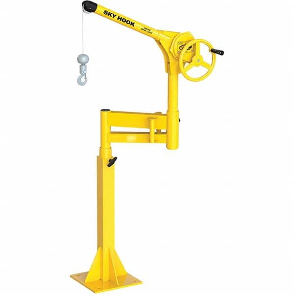 Sky Hook - 500 Lb Steel Lifting Hook Crane - Caliber Tooling