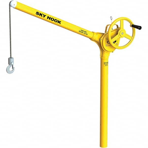 Sky Hook - 500 Lb Steel Lifting Hook Crane - Caliber Tooling