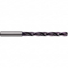 Guhring - 33/64" 140° Spiral Flute Solid Carbide Taper Length Drill Bit - Caliber Tooling